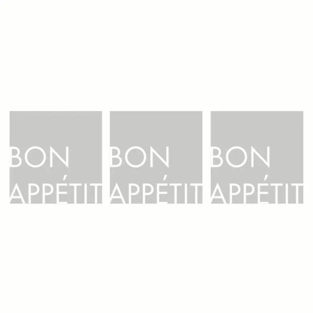 Paperproducts Design Bon Appetit Servett 33x33 cm Grå/Vit 3 st 20-pack