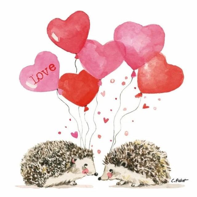 Paperproducts Design Hedgehogs in Love Servett 33 cm 3 st 20-pack
