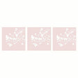 Paperproducts Design Pure Branch Servett 33x33 cm Rosé 3 st 20-pack