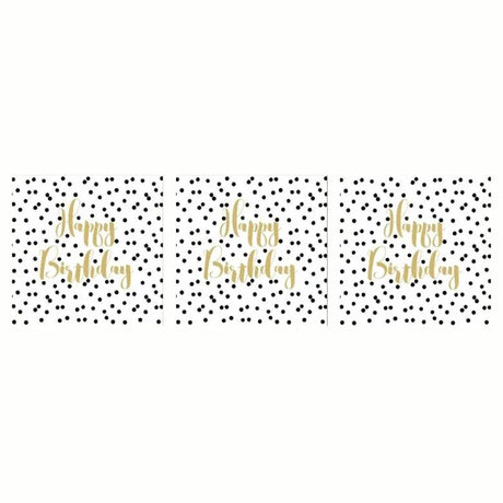 Paperproducts Design Birthday Confetti Servett 33x33 cm 3 st 20-pack