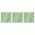 Paperproducts Design George V. Embossed Servett 33x33 cm Mint/Guld 3 st 15-pack