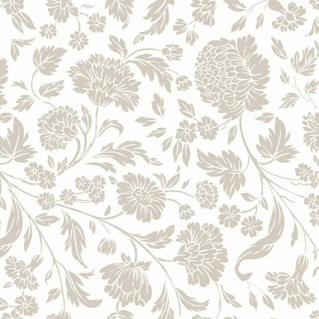 Paperproducts Design George V. Emb. Servett 33x33 cm Taupe/Vit 3 st 15-pack