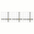 Paperproducts Design Cuisine Servett 33x33 cm Vit/Grå 3 st 20-pack