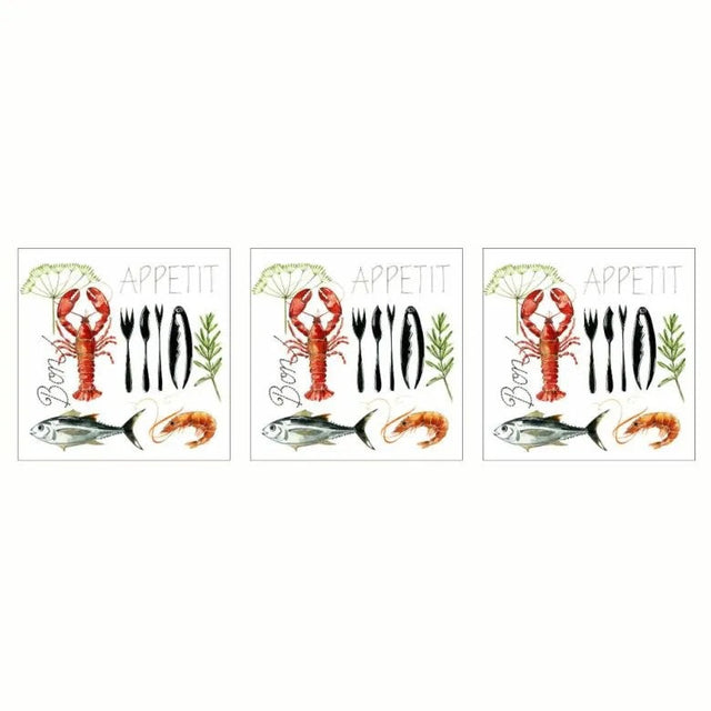 Paperproducts Design Fish Food Servett 33x33 cm 3 st 20-pack