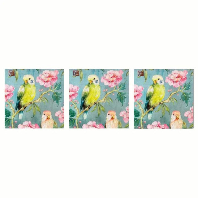 Paperproducts Design Perruches Servett 33x33 cm 3 st 20-pack