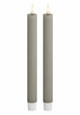 DeluxeHomeart LED Kronljus 2,2x24 cm Sand 2-pack