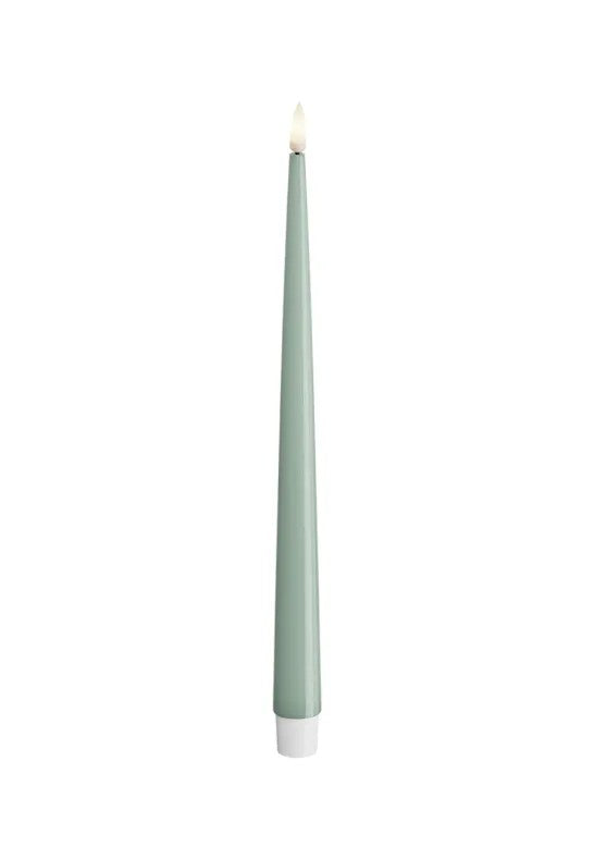 DeluxeHomeart LED Kronljus Shiny 2,2x28 cm Sage Green 2-pack