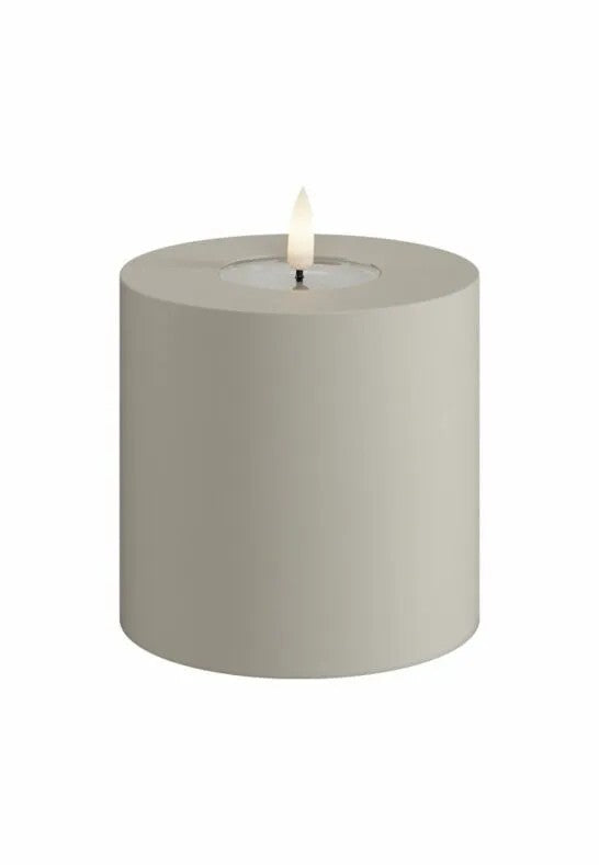 DeluxeHomeart LED Blockljus Utomhus Sand 10x10 cm