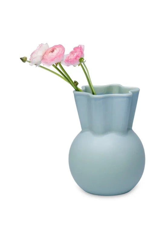 Spring Copenhagen Vas Eva Stoer Nielsen 20 cm Ljusblå