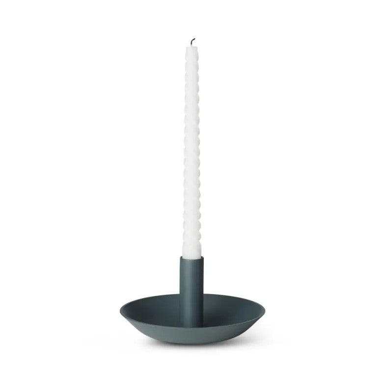 Spring Copenhagen The Water Lily Ljusstake Ø15 cm Forest Green
