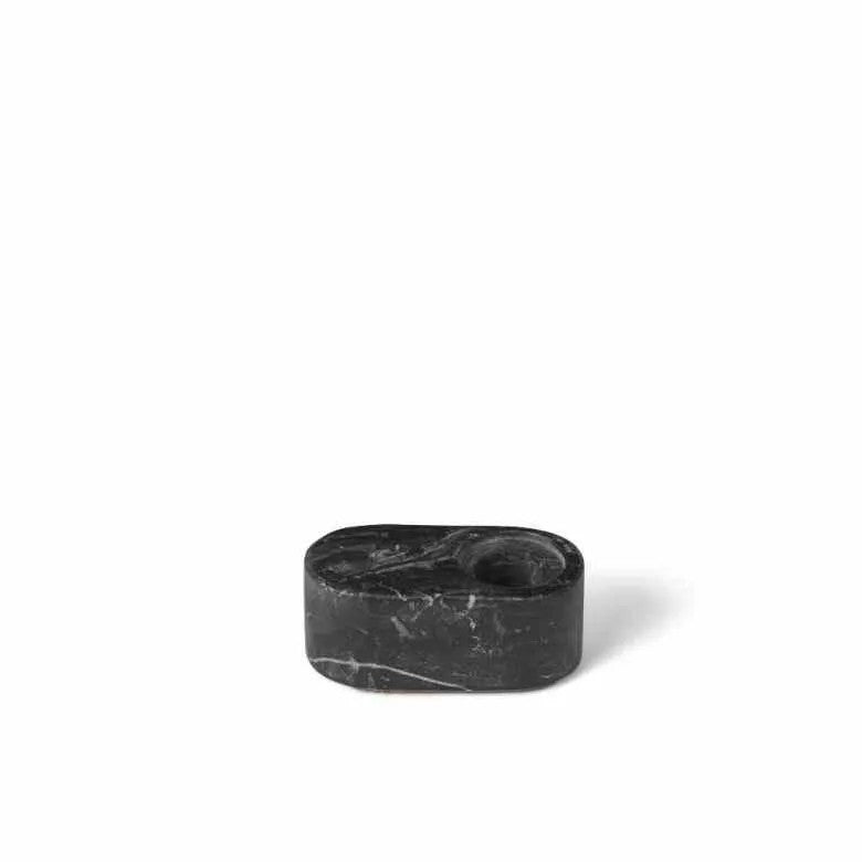 Spring Copenhagen Ovaali Ljusstake H3 cm Svart