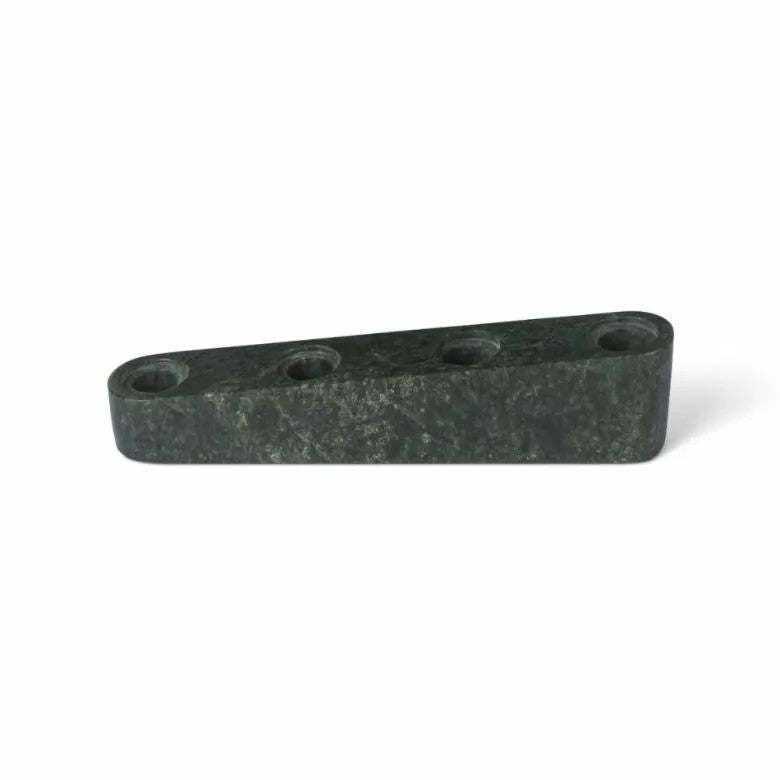 Spring Copenhagen Ilta Ljusstake Marmor L25 cm Grön