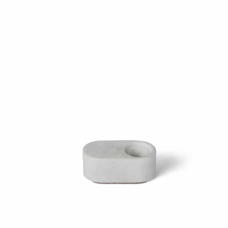 Spring Copenhagen Ovaali Ljusstake H3 cm Vit