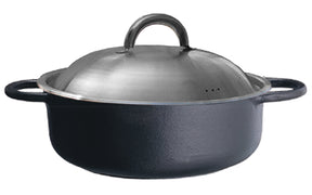 Ronneby Bruk Rund gryta 3 ltr, rostfritt lock