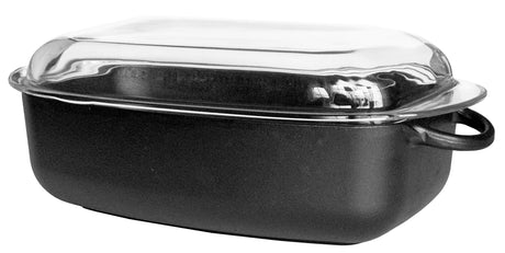 Ronneby Bruk Oval gryta 4,5 ltr, glaslock